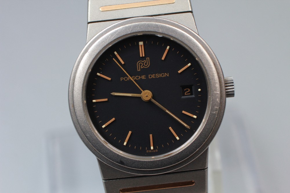 [Exc+5] New battery!Vintage Porsche Design by IWC 2316216 QZ 28MM Ladies Watch