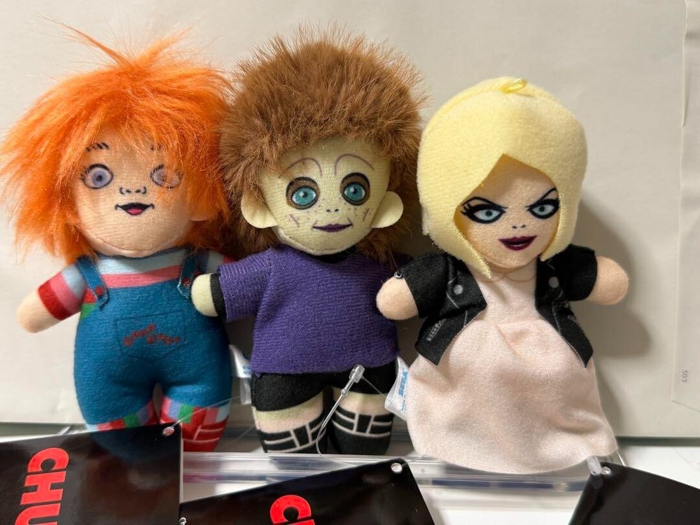 CHUCKY Mascot Family Version Plush doll Mascot Chucky & Glen & Tiffany Set of 3