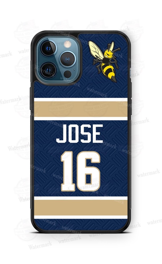 Custom Bees Sports Jersey Phone Case for iPhone Samsung - Personalized Gift Idea  -image