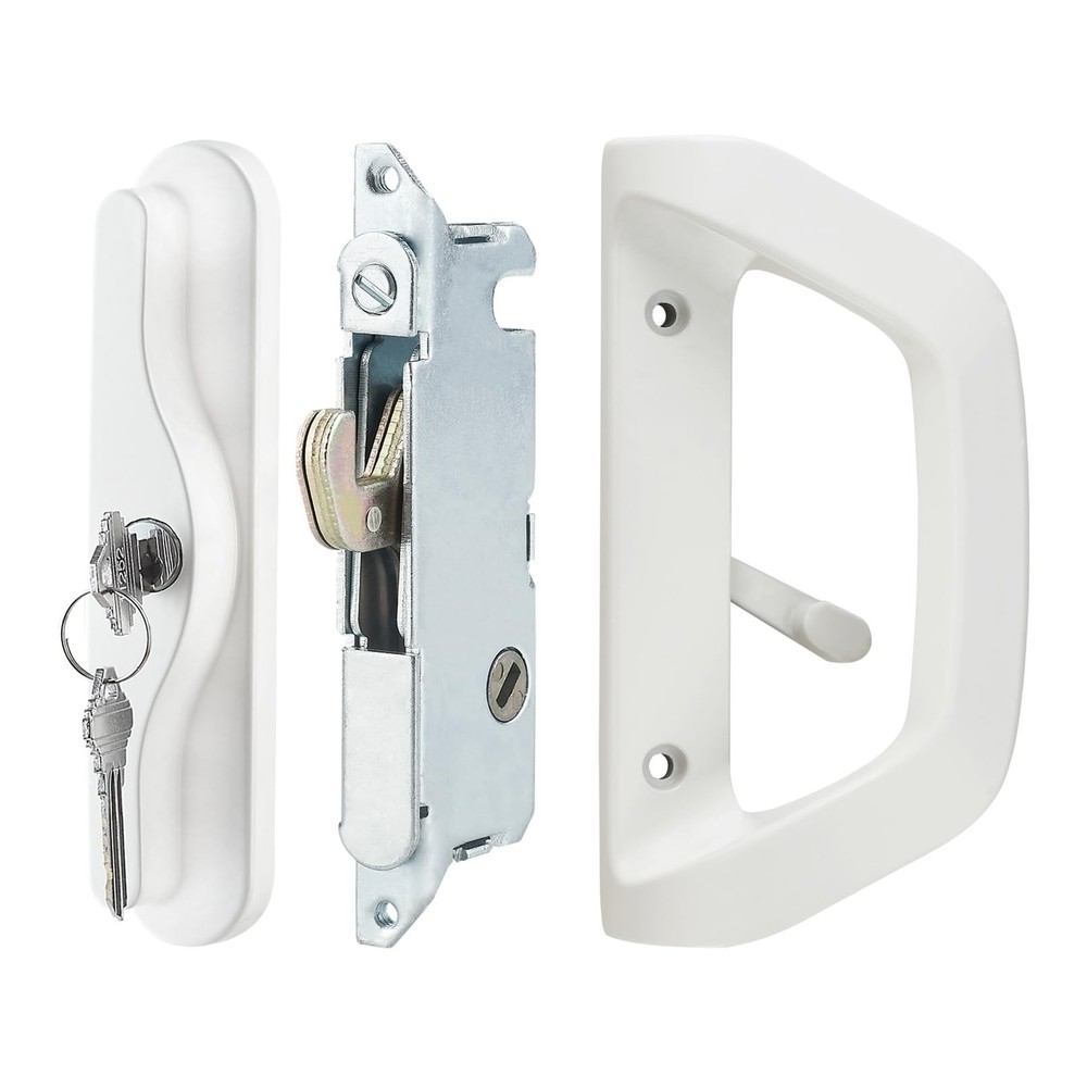 Sliding Glass Door Lock and Handle Set with Key for Secure Patio Doors