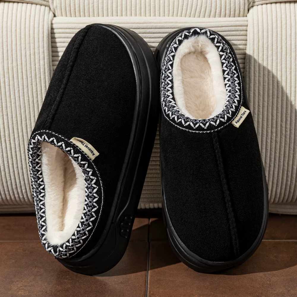 Womens Warmest Winter Slipper Boots Fashionable Luxury Plush Fuzzy Comfort Shoes
