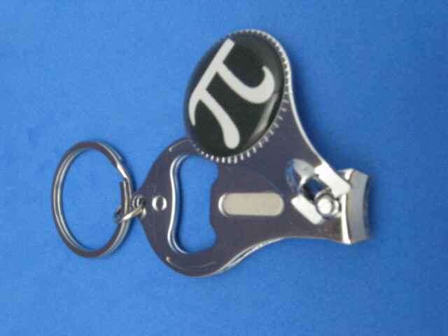 PI Sign Insignia Logo Key Ring with Nail Clipper and Bottle Opener 234