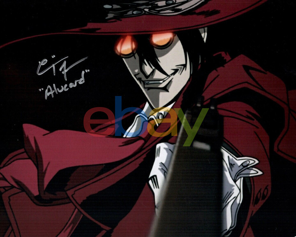 CRISPIN FREEMAN Signed HELLSING Alucard 8x10 Photo Autograph reprint