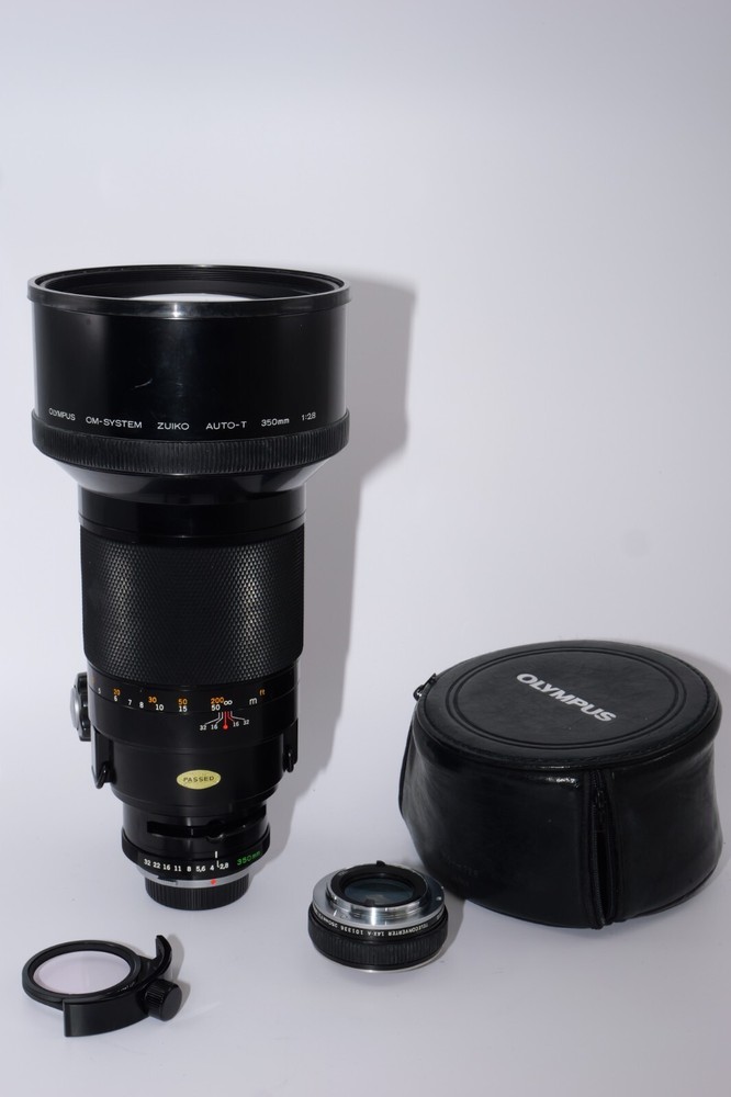 Olympus Zuiko-T 350mm f2.8 Fast Telephoto Lens for OM-4T Film & Digital Cameras