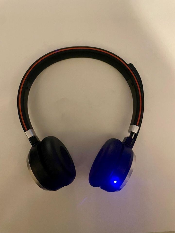 Jabra Evolve 65 MS Wireless Headset Black Used in Good Condition