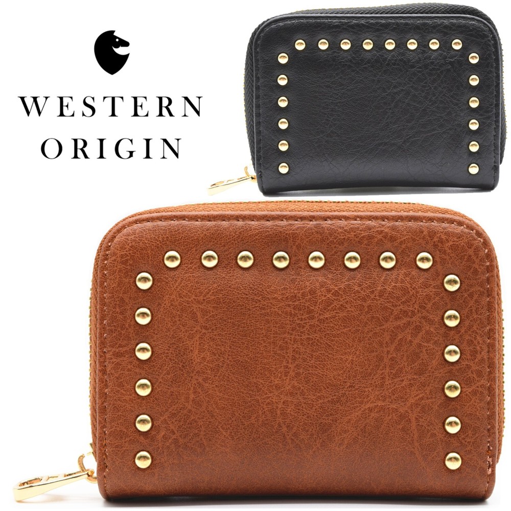 Slim Leather Zipper Credit Card Wallet Mini Card Holder for Women-image