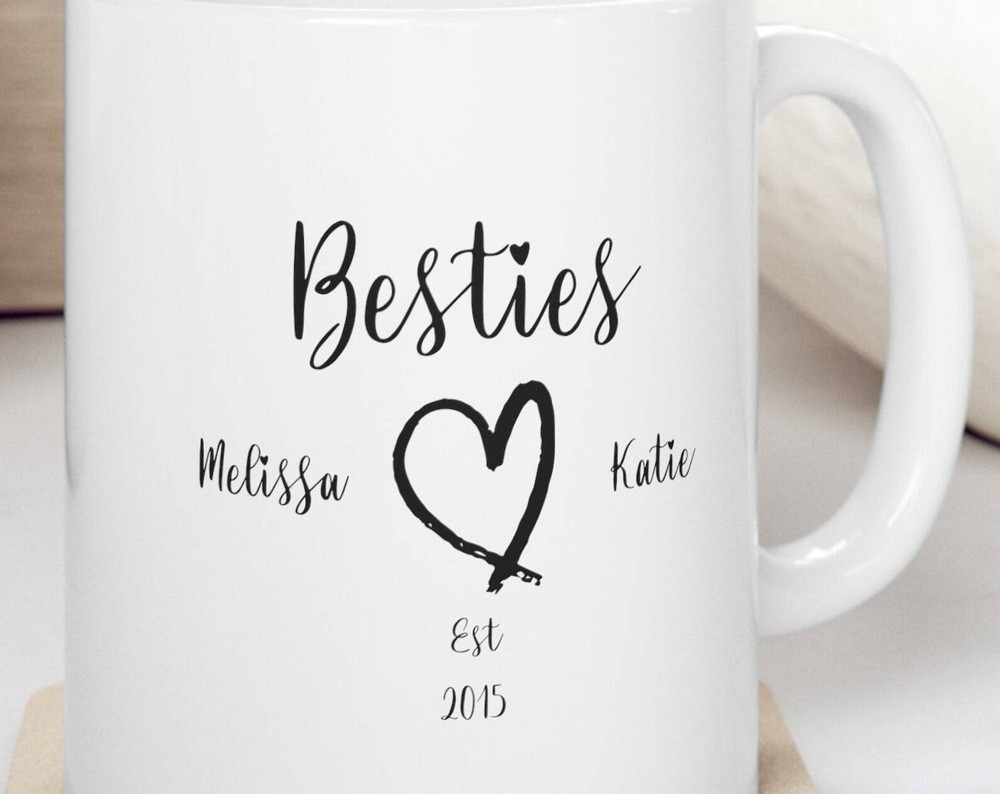 Personalized Besties Mug Best Friend Gift