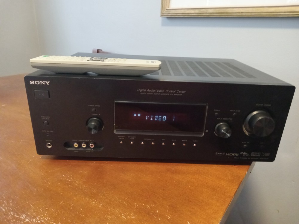 SONY STR-DG710 6.1 CH HDMI Digital A/V Control Center Receiver W Remote Bundle