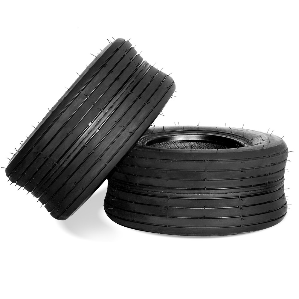 2pcs 16x6.50-8 Rib Lawn Mower Garden Tractor Tires 4PR 16x6.5-8 Tubeless