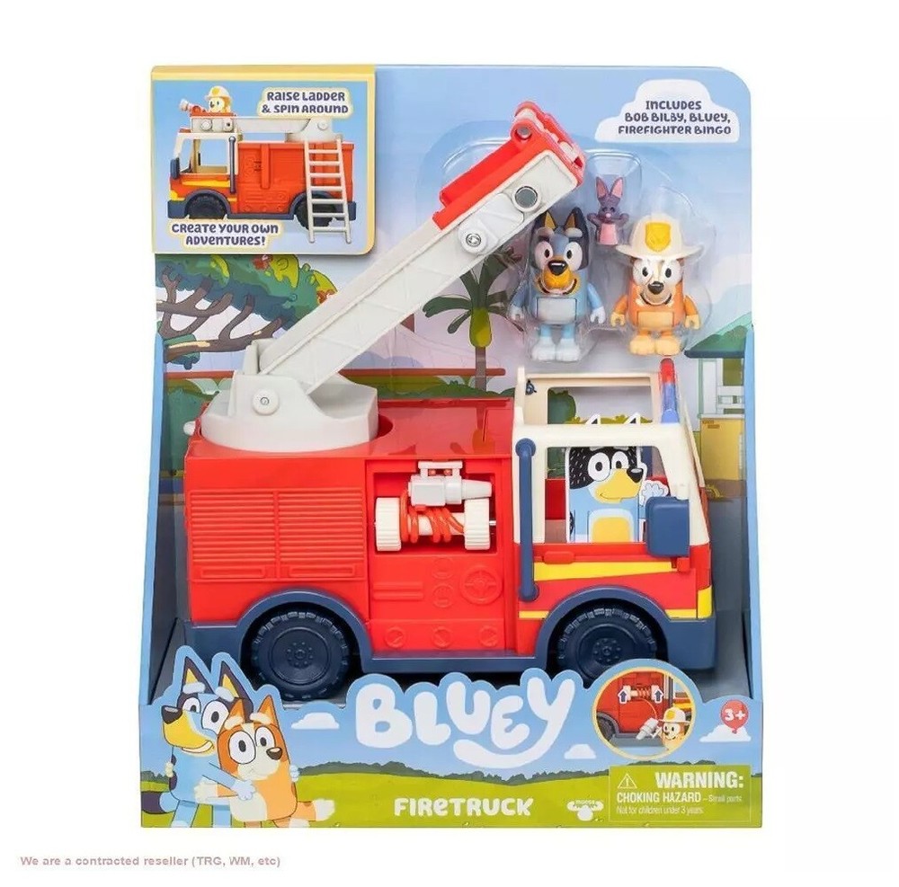 Bluey S10 Interactive Firetruck Playset by Moose Toys  