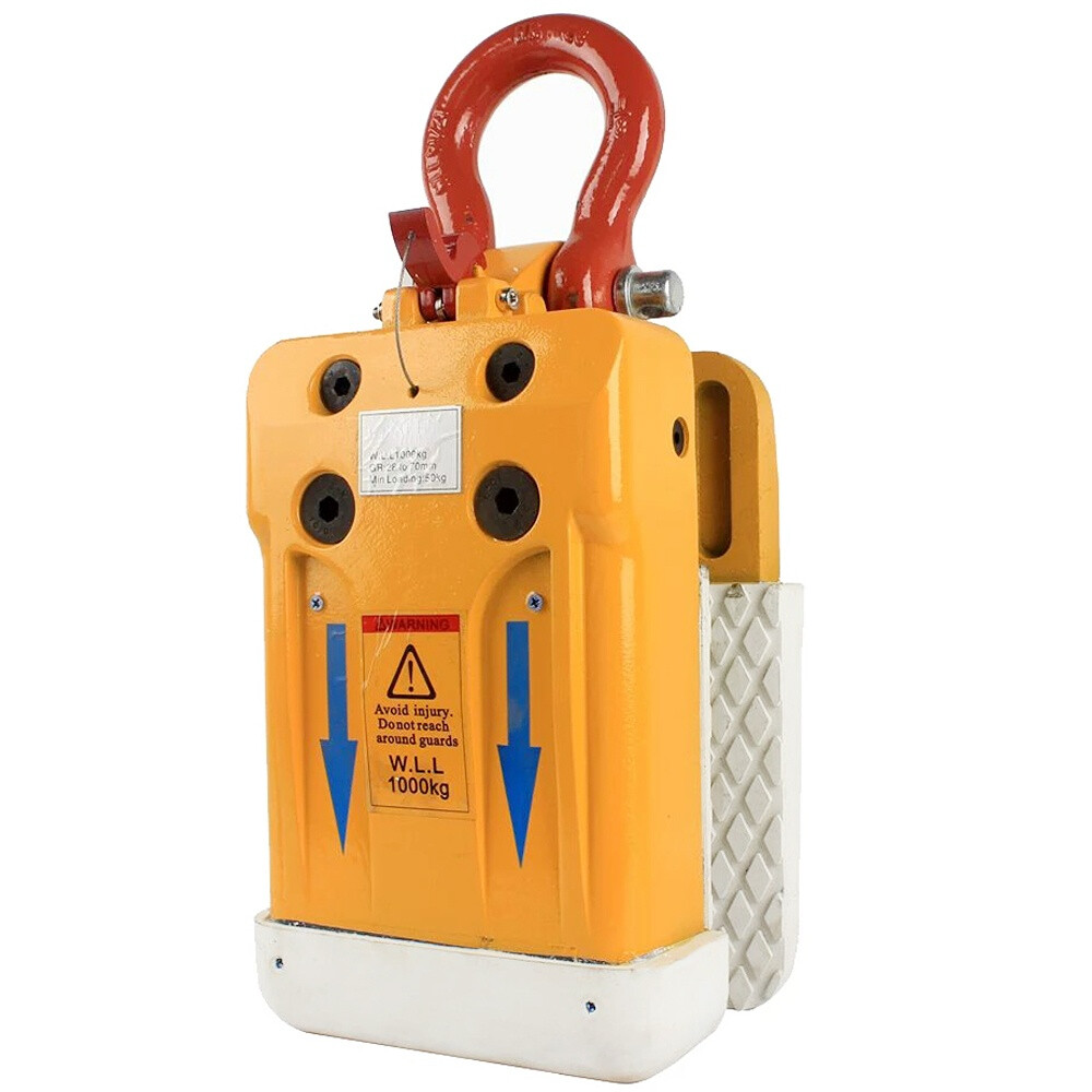 Heavy-Duty Stone Slab Lifter with Rubber Grip 1000kg Granite Clamp Tongs