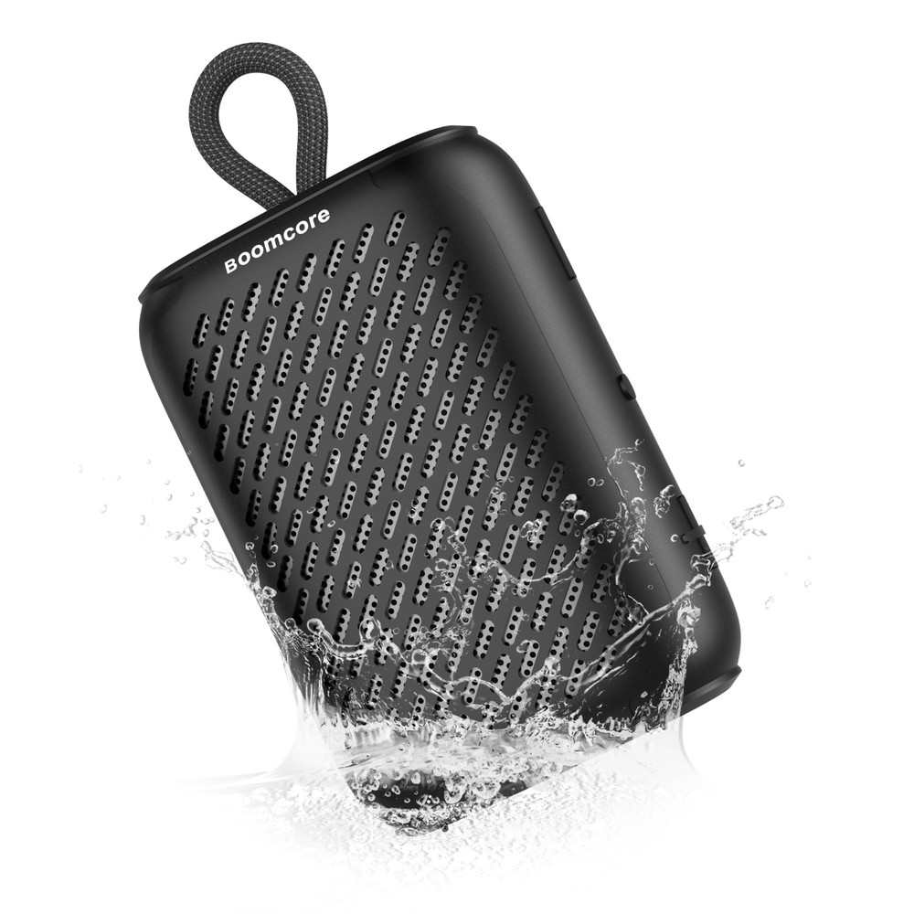Compact Waterproof Bluetooth Speaker with Stereo Sound and 12H Playtime