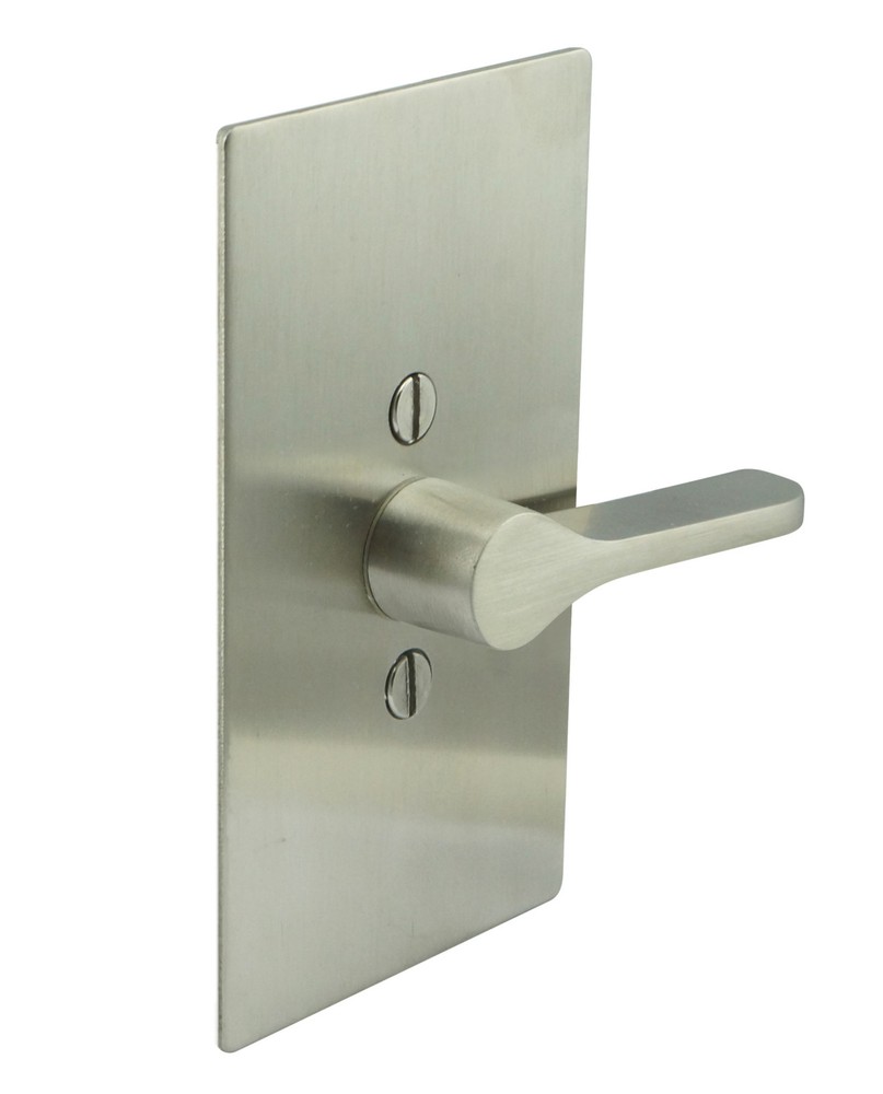 INOX EC1517-BD4312 Privacy Latch for Sliding Barn Door - Stainless Steel