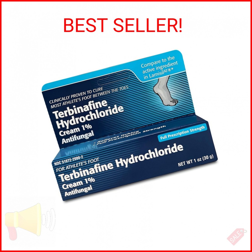 Taro Terbinafine 1% Antifungal Cream for Athlete's Foot Treatment