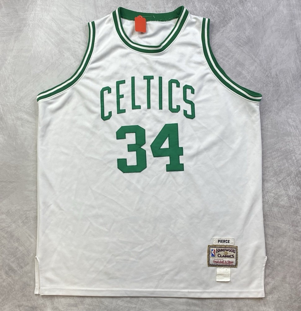 Vintage NBA Boston Celtics Paul Pierce Mitchell And Ness Jersey Size 52