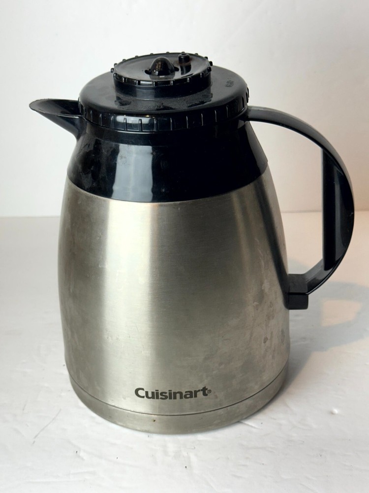 Cuisinart Coffee Pot Maker Thermal Carafe Silver Stainless-Steel Double Walled
