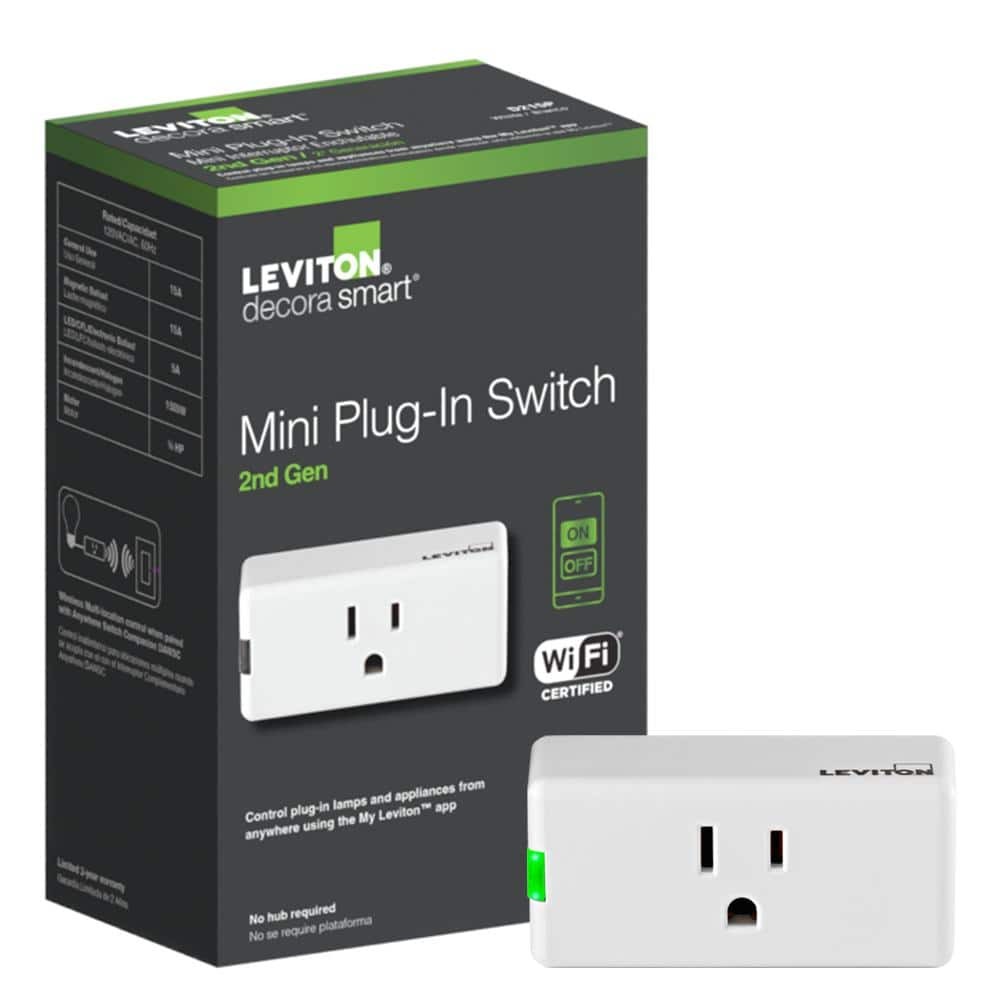 Decora Smart Wi-Fi Plug-In Switch 15A 120V White