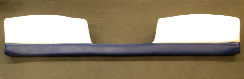 2005 Glastron GS 219 Rear Seat Back Cushion in Blue and White