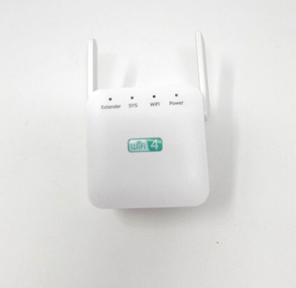 WiFi Range Extender 300Mbps Dual Band Booster White 360° Full Coverage
