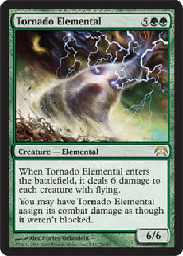 TORNADO ELEMENTAL X4 Planechase MTG Magic the Gathering Cards DJMagic