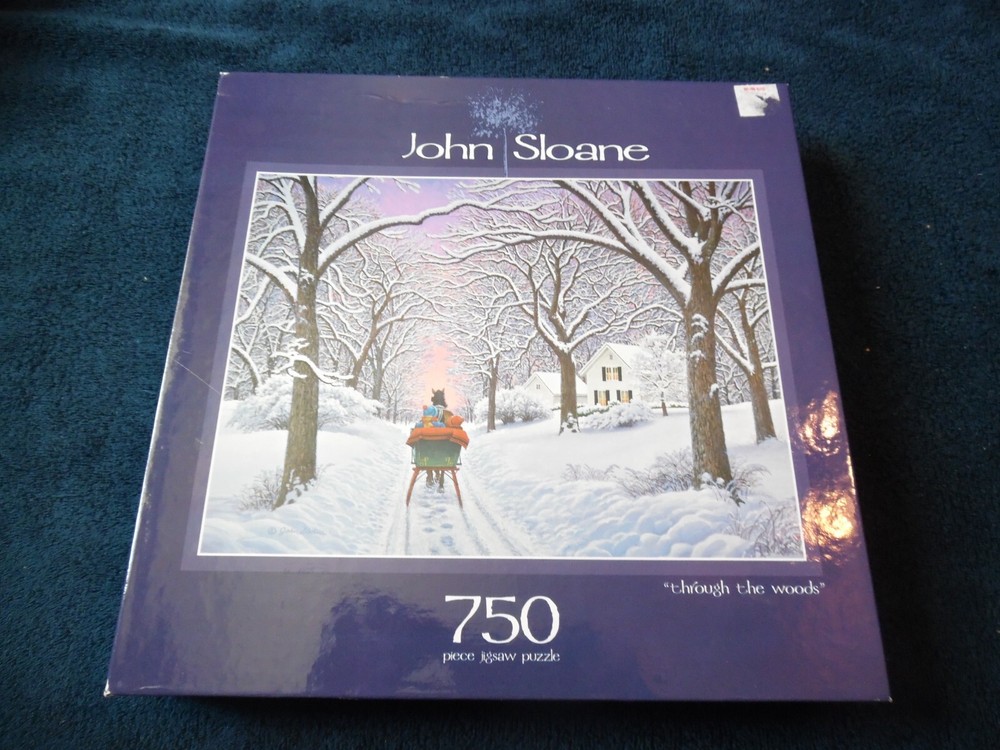 John Sloane Through the Woods 750 Piece Jigsaw Puzzle NEW