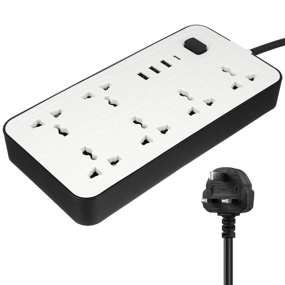 Charging Socket USB Power Strip British Standard Panel Multi-hole Switch Wiring