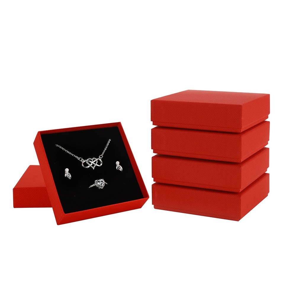 Paquete de 20 cajas de regalo de joyería, caja de papel gruesa a granel para embalaje de regalo de joyería,...