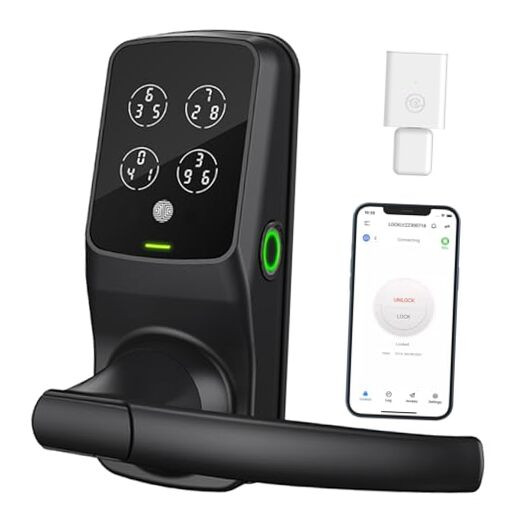 Smart Keyless Door Lock with PIN Genie & WiFi Connectivity