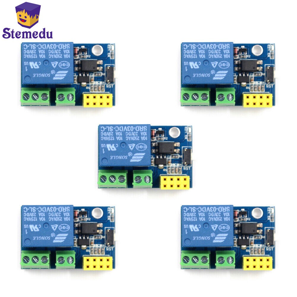 5x ESP8266 ESP-01/01S Relay Module for Arduino IOT Smart Home Internet of thing-image