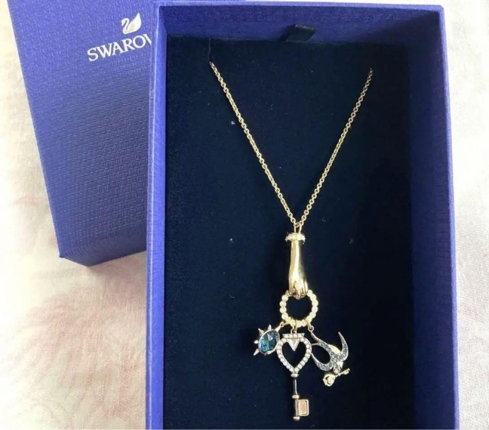 Swarovski Crystal Tarot Magic Pendant Necklace