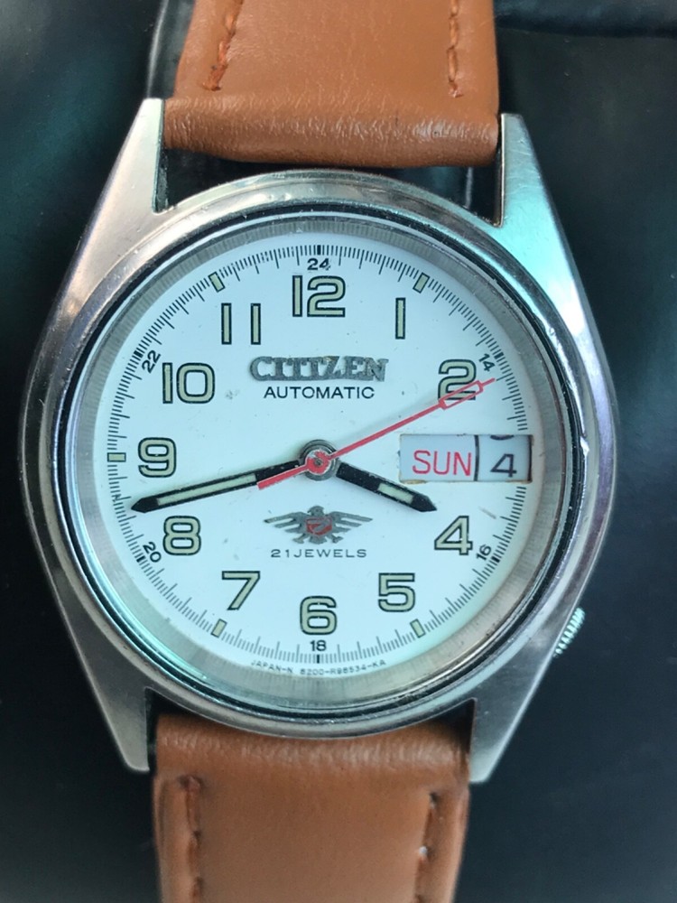 citizen automatic watch 21 jewels vintage