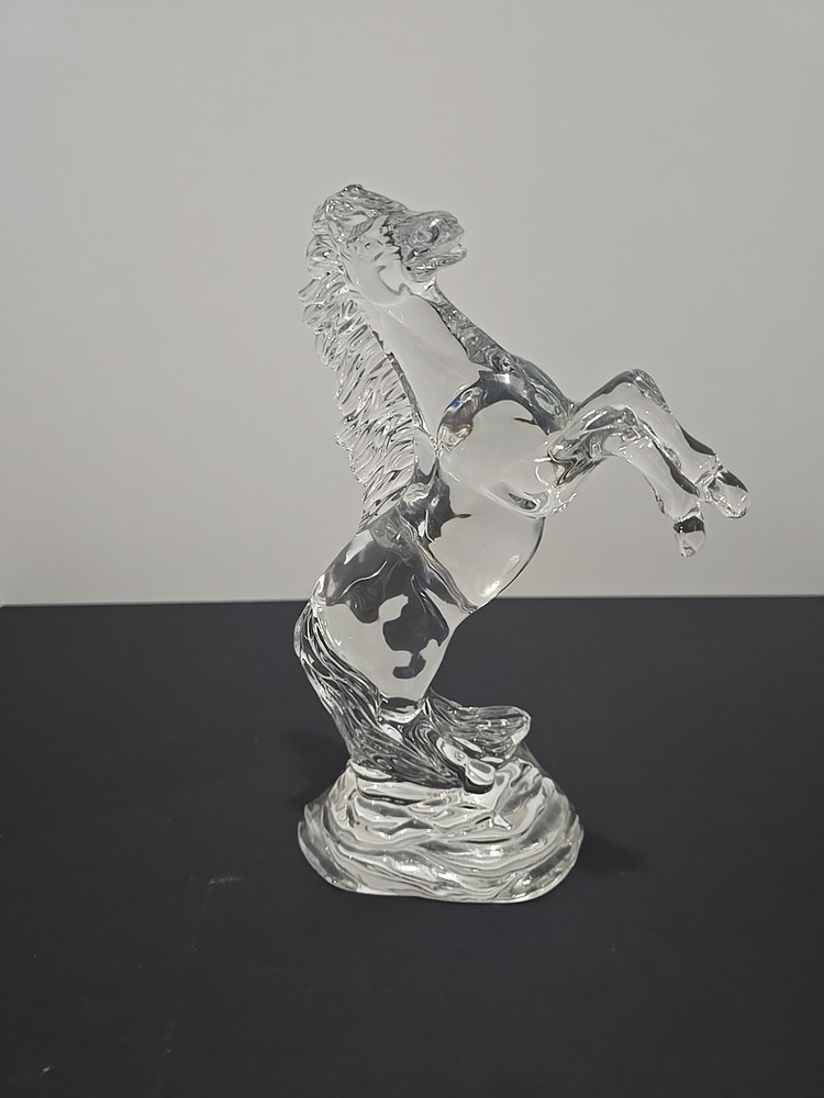 Waterford Crystal Horse Figurine 9.5 Inches Tall Without Original Box  