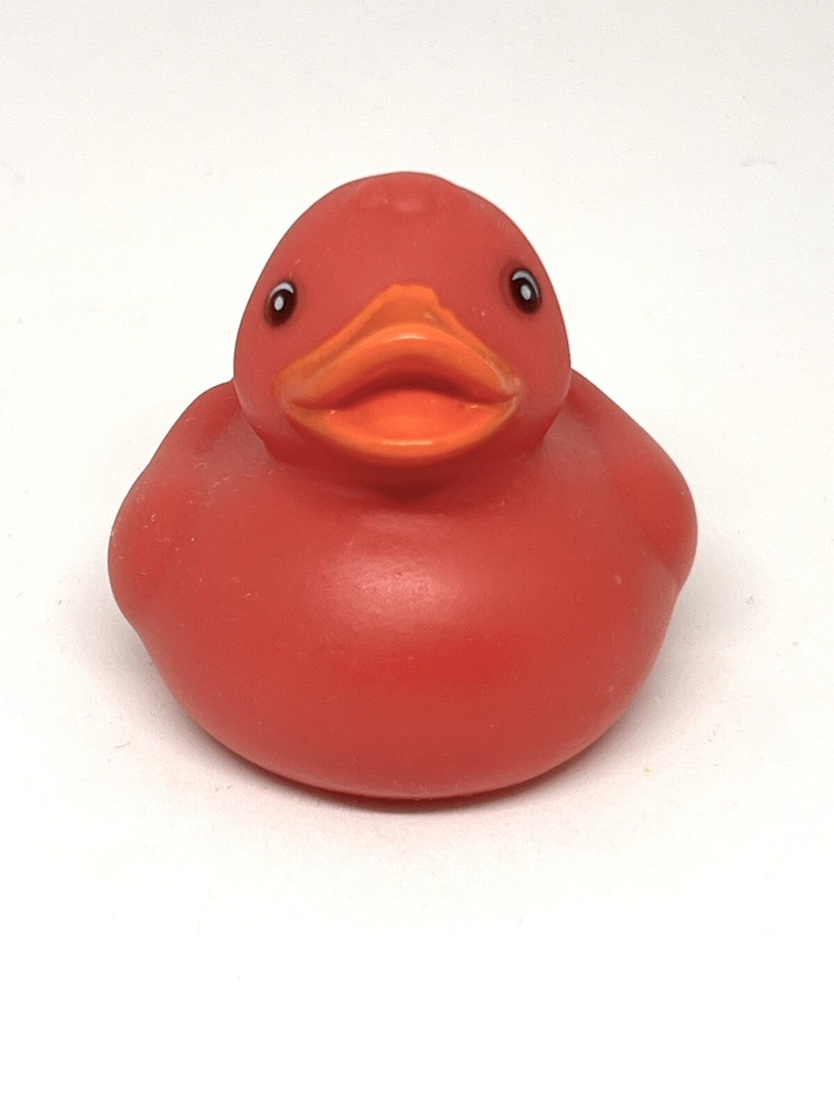 Classic Red Rubber Duck 2 Inch Bath Toy for Pool or Jeep