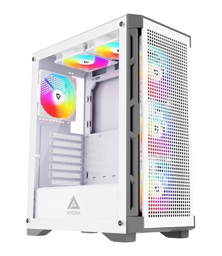 Apevia Corporation HYDRA-WH Apevia Hydra Hydra-wh Metal Atx Mid Tower Chassis