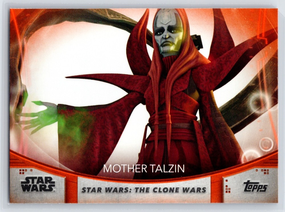 MOTHER TALZIN 2020 Topps Women of Star Wars Orange #52 Collectible Card