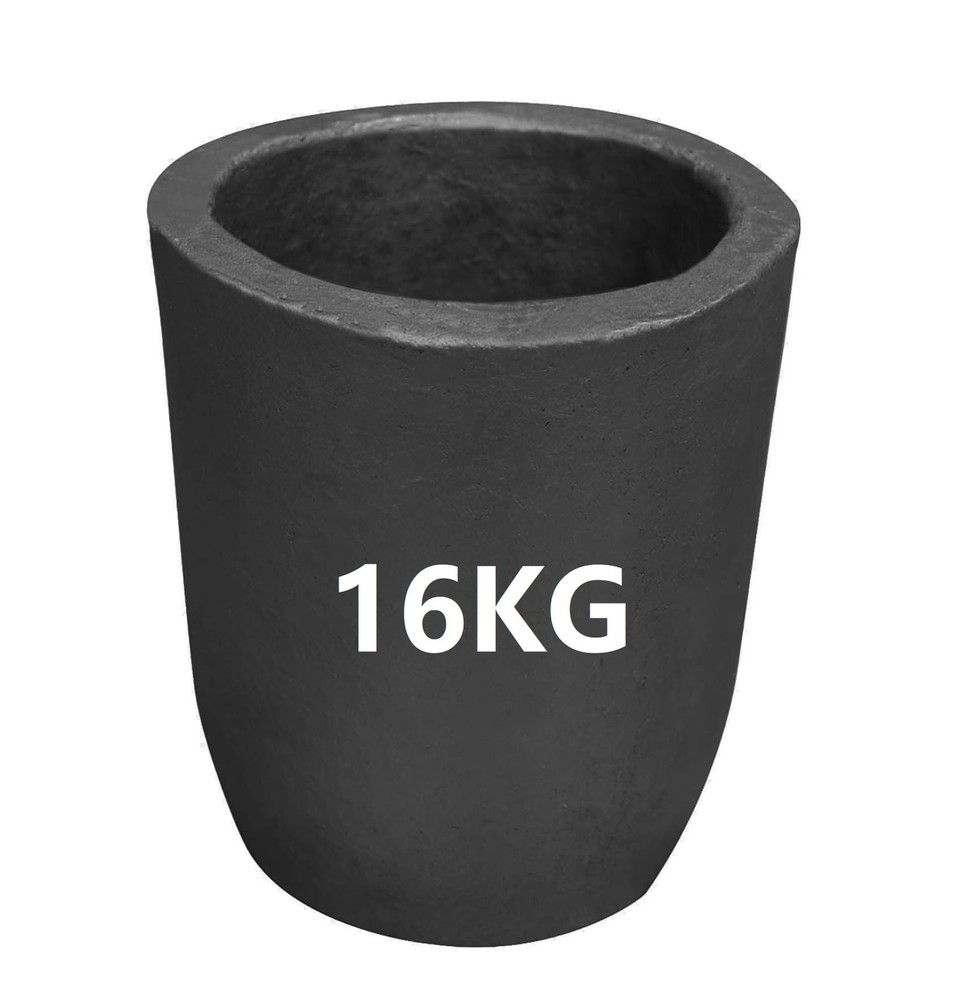 LSMIITTH 35lbs/16KG Clay Graphite Crucible for Metal Melting Casting Crucible...