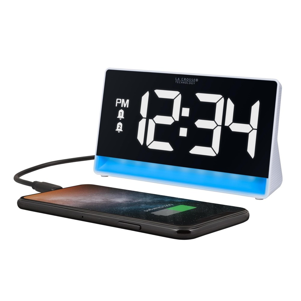 Color-Changing Digital Alarm Clock with Glow Light Model 617-149