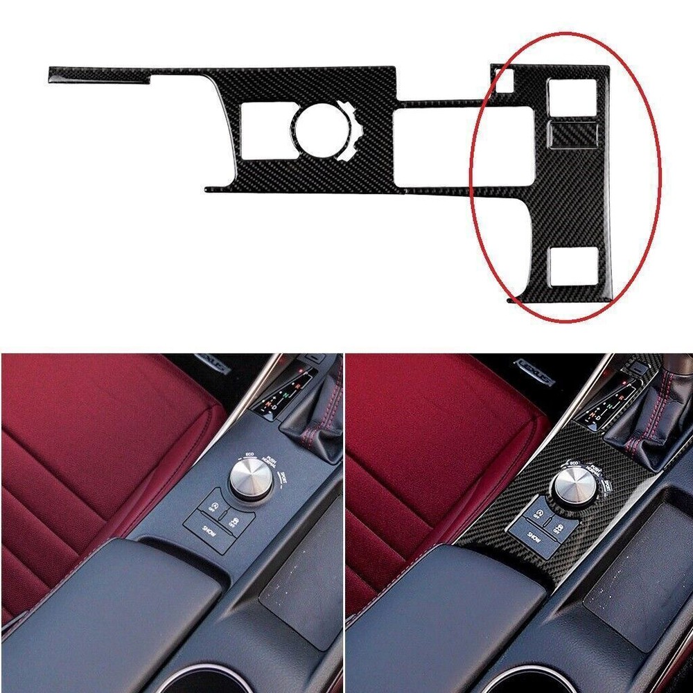 Carbon Fiber Gear Shift Panel Trim for Lexus IS350 2013-2020 Models