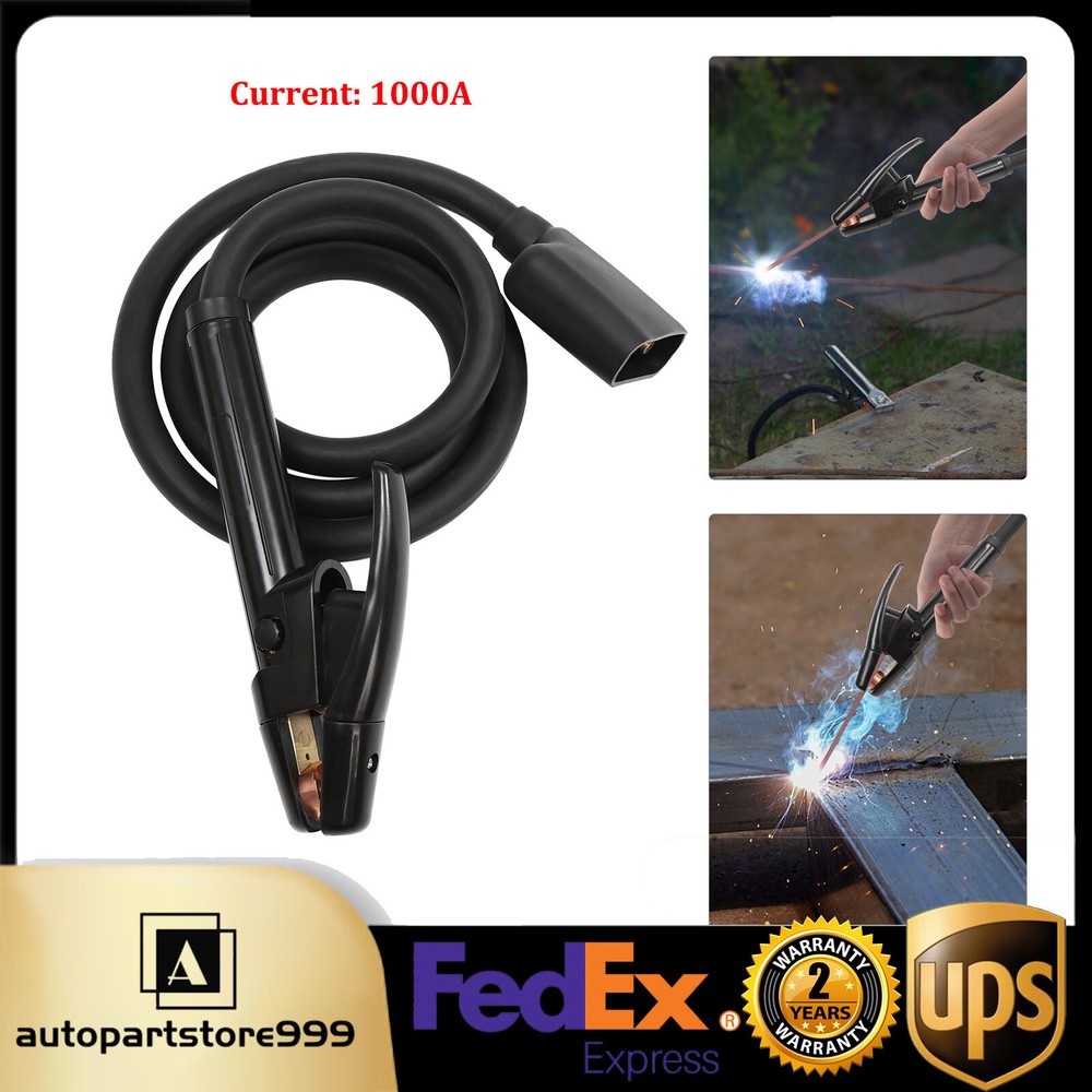 High-Capacity 1000A Carbon Arc Air Gouging Torch with 7-Foot Cable