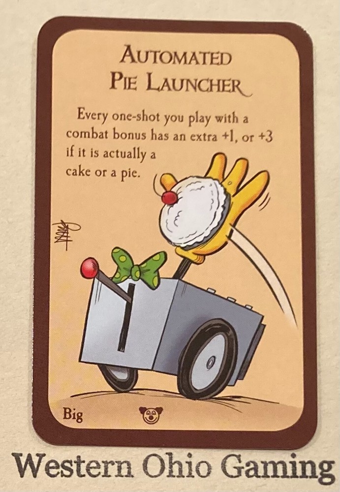 Munchkin Automated Pie Launcher Card USED Steve Jackson Games SJG-image