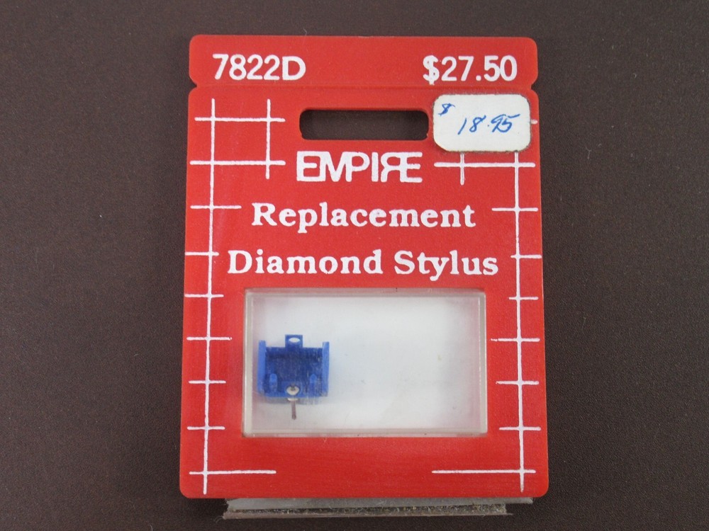 EMPIRE Replacement Diamond Stylus, Phonograph Needle, 7822D, NEW (HB)