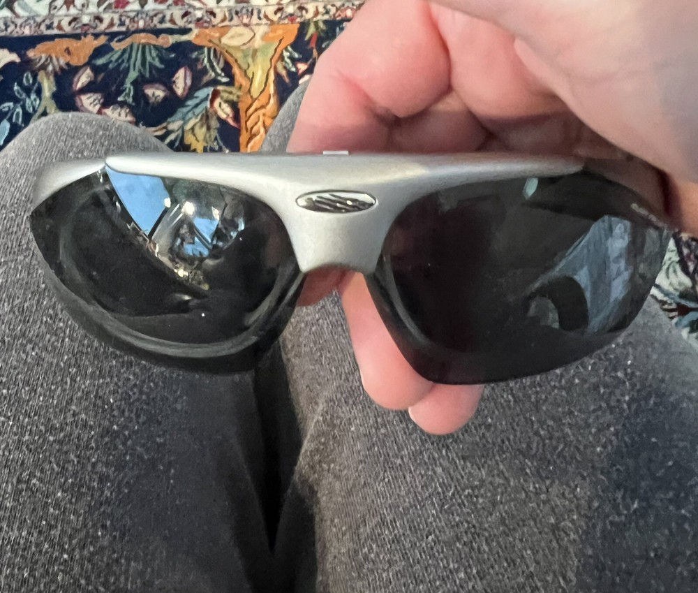 Rudy Project Unisex Black Silver Sunglasses Crafted in Italy