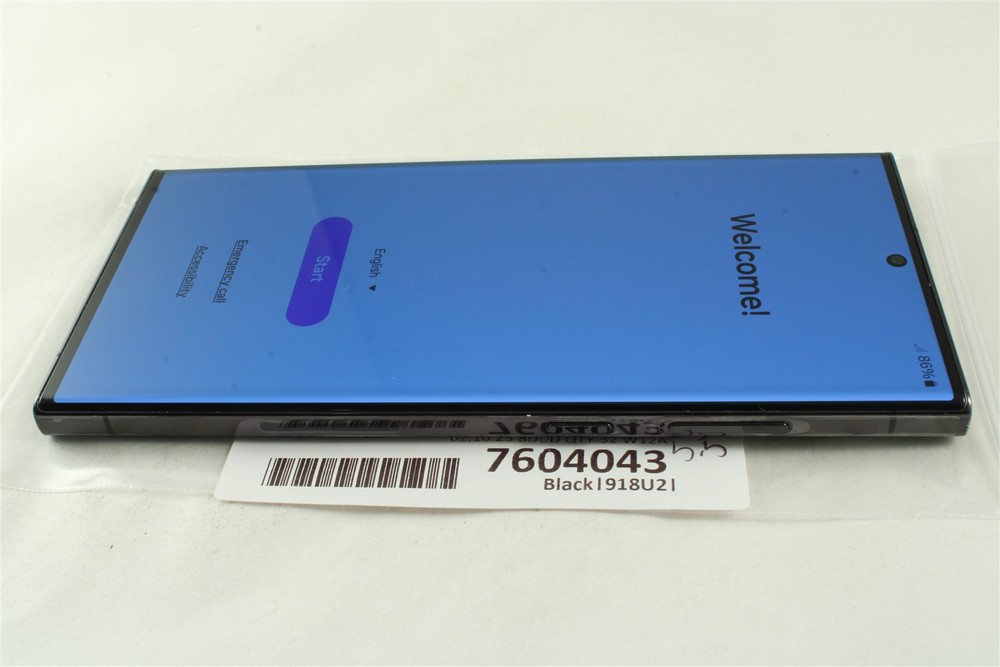 Samsung Galaxy S23 Ultra 256GB Black Unlocked AT&T T-Mobile Verizon GSM 7604043