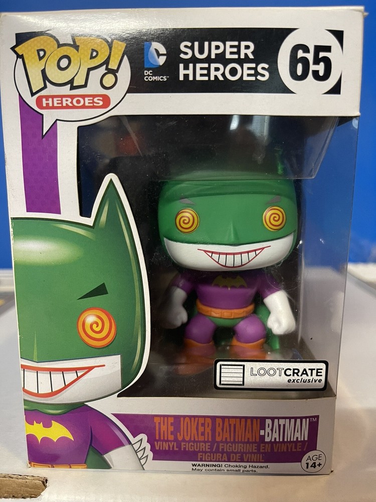 Funko Pop! DC Super Heroes The Joker Batman-Batman #65 LootCrate Exclusive
