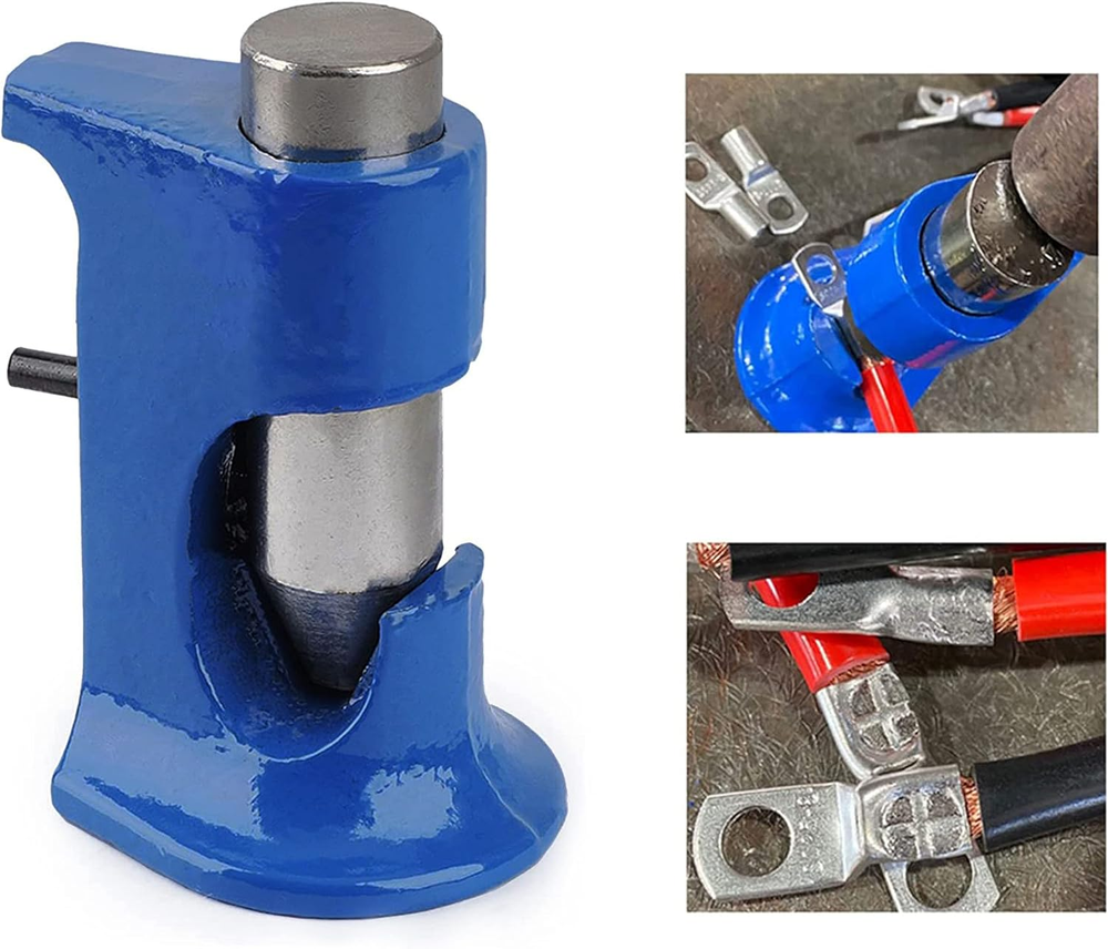 Hammer Lug Crimper Tool, Solid Hammer Crimper for Battery and Welding Cables 16