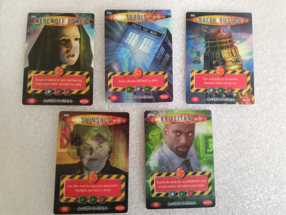 Doccy Who BiT Exterminator Ultra Rare 5-Card Collector’s Bundle