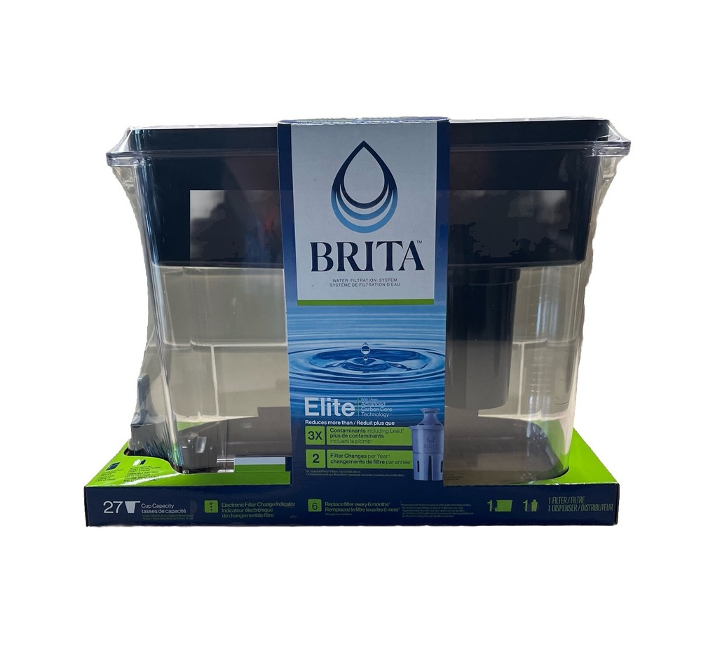 Brita UltraMax Large Water Dispenser with Elite Filter, BPA-Free Large - 27-Cup