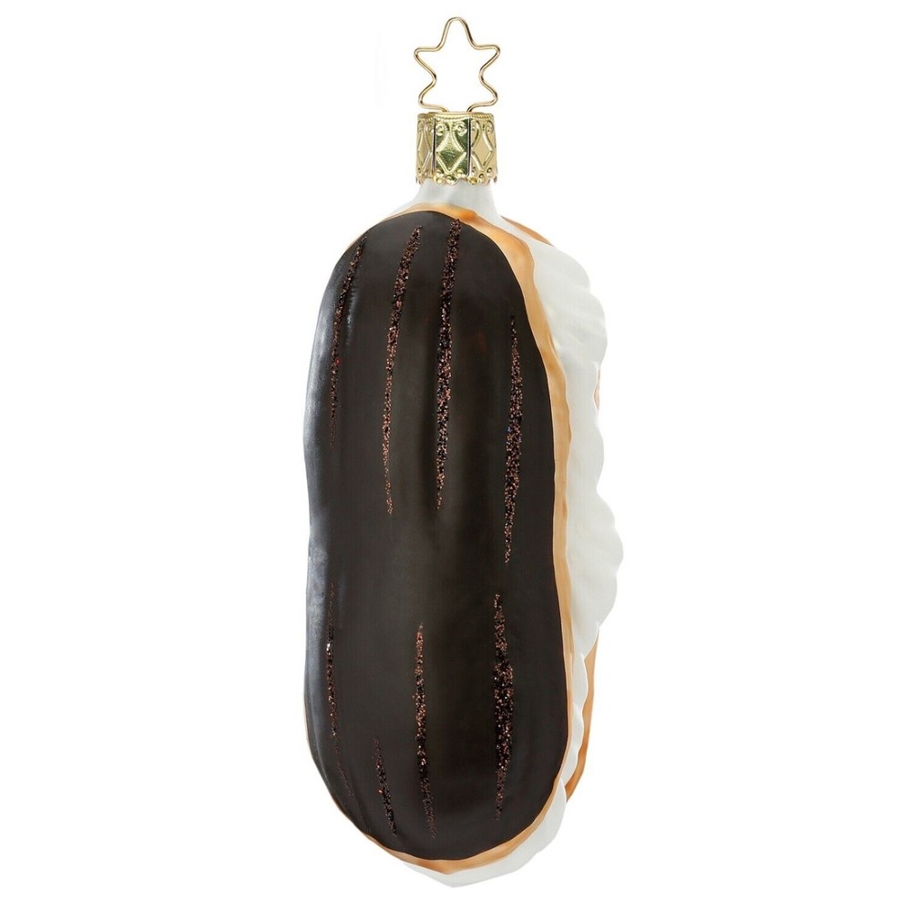 Inge Glass Eclair German Glass Christmas Ornament FREE BOX
