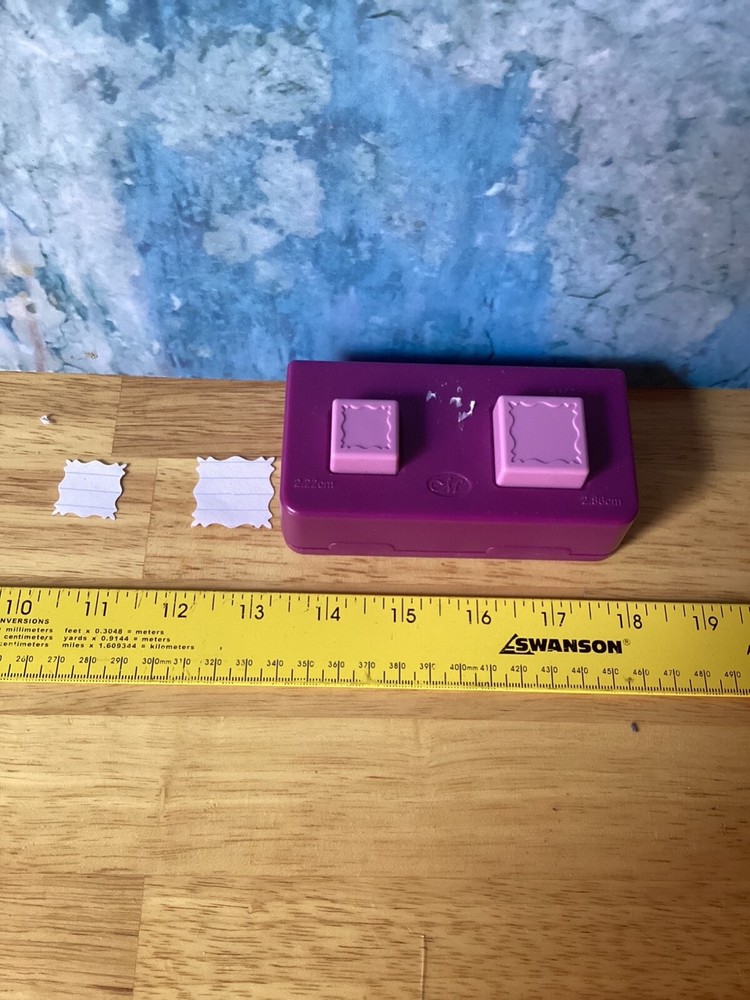 Creative memories Craft Punch Scrapbook shape square frame shape cutter