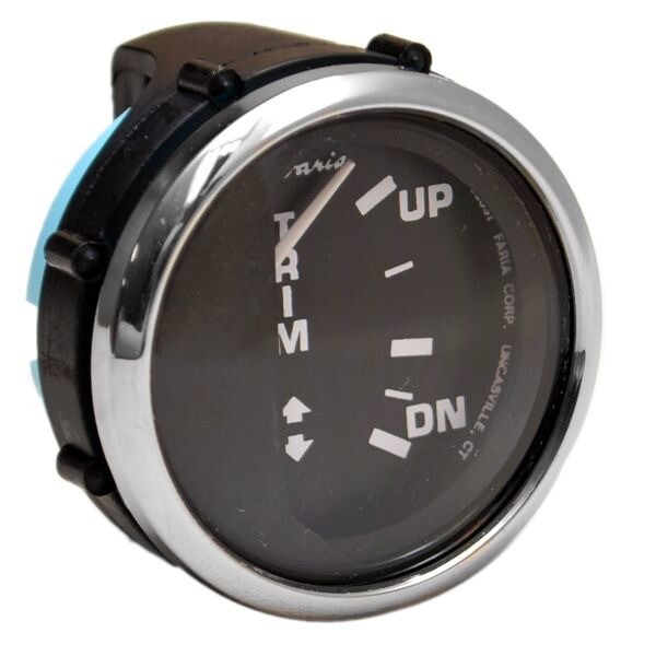 Faria Boat Trim Gauge GP4530A | Mercury Euro Stainless Series